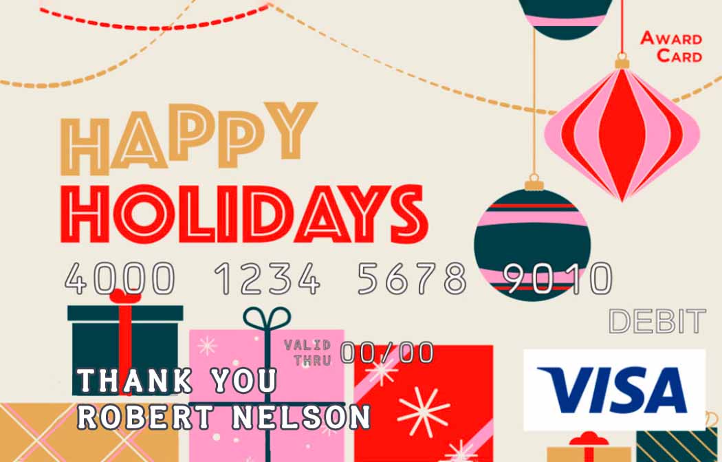 Custom Prepaid Debit Card, Visa Gift Card Designs Awards2Go