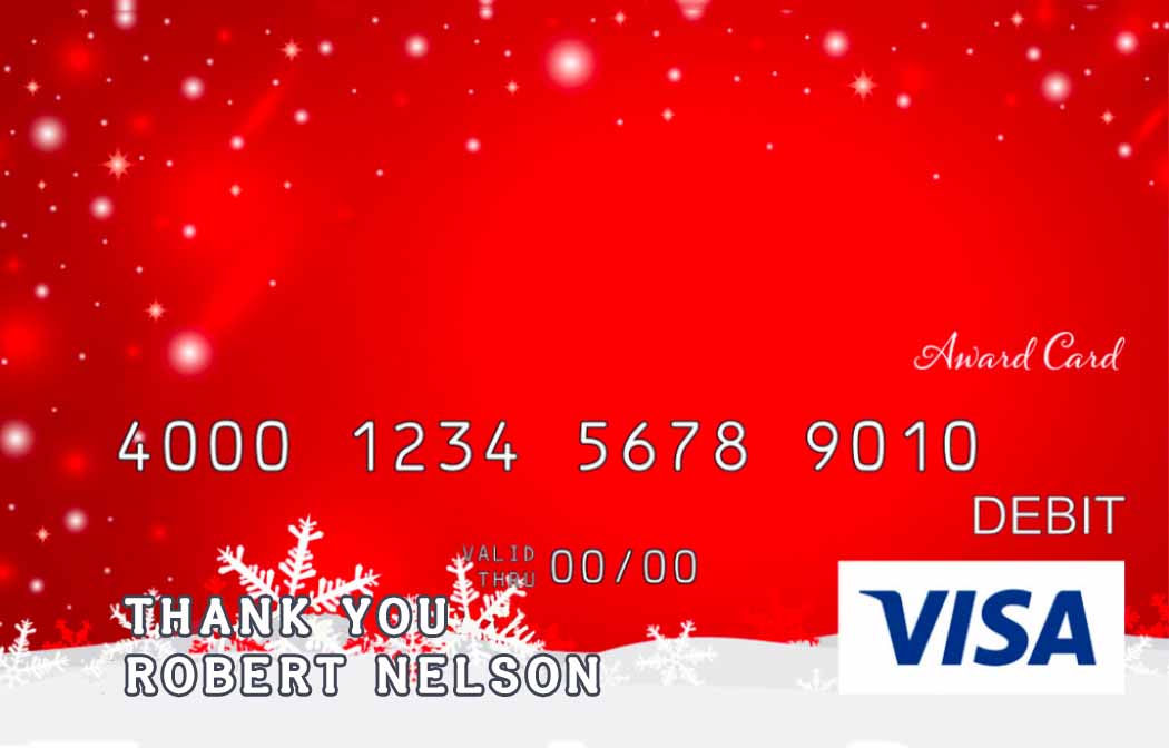 Custom Prepaid Debit Card, Visa Gift Card Designs Awards2Go