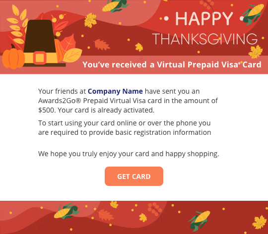 Thanksgiving Gift Cards To Show Your Appreciation