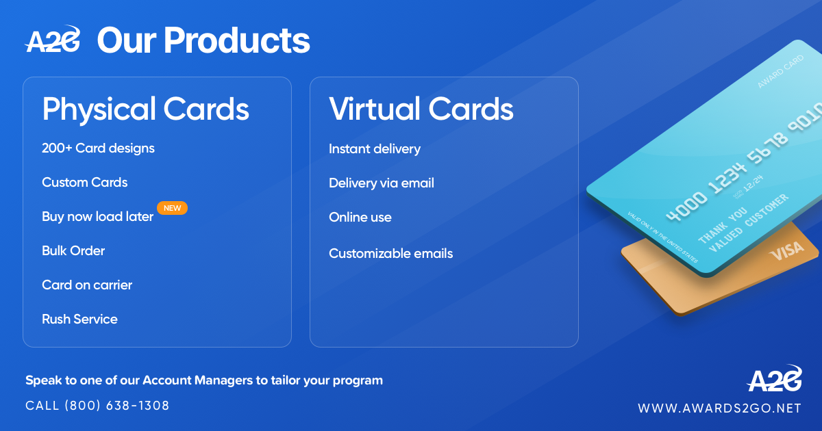 Prepaid Visa Debit Cards Products Awards2Go